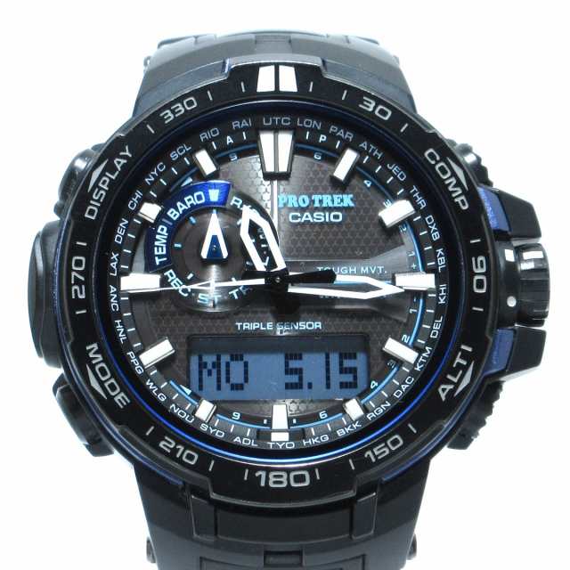 カシオ CASIO 腕時計 美品 PRO TREK(プロトレック) PRW-6000YT メンズ ダークグレー【中古】20230520｜au PAY  マーケット