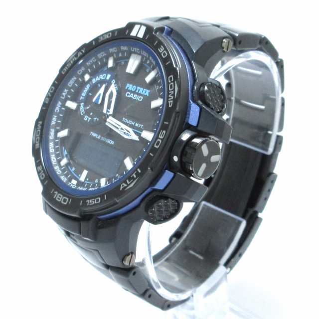 カシオ CASIO 腕時計 美品 PRO TREK(プロトレック) PRW-6000YT メンズ ダークグレー【中古】20230520