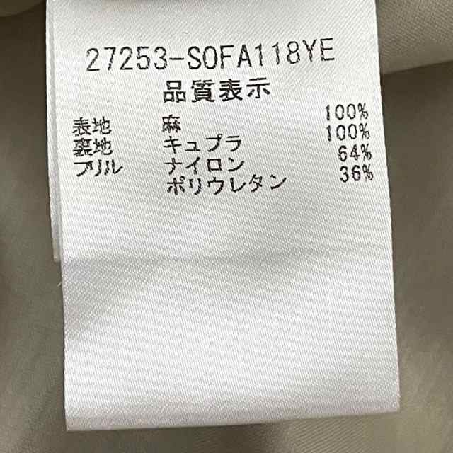 フォクシー FOXEY ワンピース サイズ40 M レディース 美品 - ベージュ