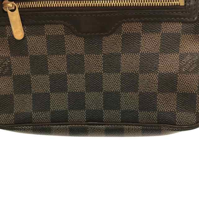 LOUIS VUITTON ルイヴィトン　
ポシェット ビエ マカオ N61739　
ダミエ エベヌ セカンドバッグ　
ハンドバッグ クラッチ メンズ　
【正規品】【美品】 
【買蔵】