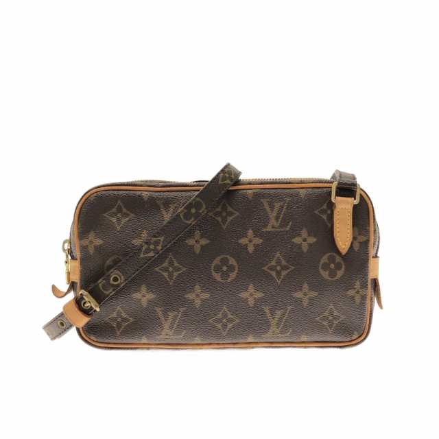 ルイヴィトン LOUIS VUITTON ショルダーバッグ モノグラム レディース ポシェットマルリーバンドリエール M51828  -【中古】20230613｜au PAY マーケット