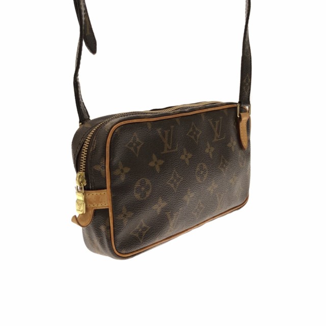 ルイヴィトン LOUIS VUITTON ショルダーバッグ モノグラム レディース ポシェットマルリーバンドリエール M51828  -【中古】20230613