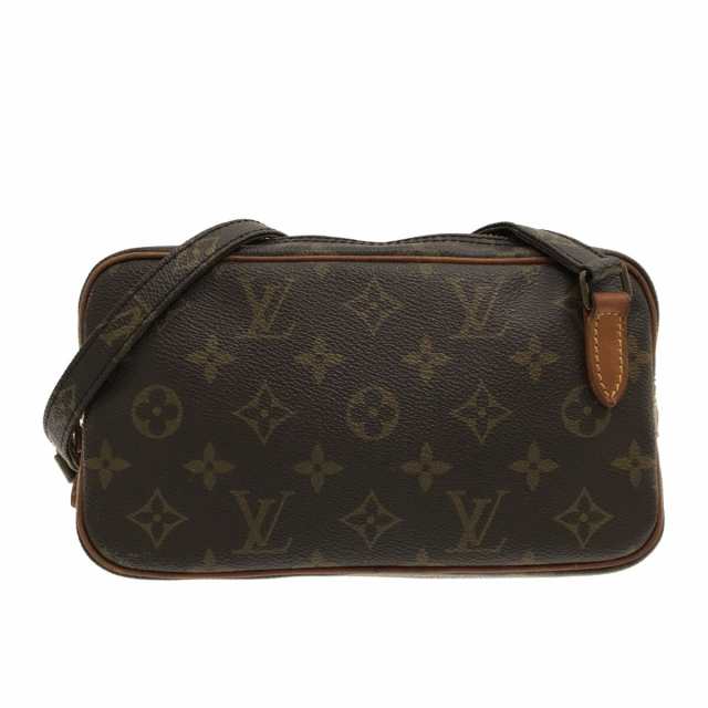 ルイヴィトン LOUIS VUITTON ショルダーバッグ モノグラム レディース ポシェットマルリーバンドリエール M51828  -【中古】20230628｜au PAY マーケット