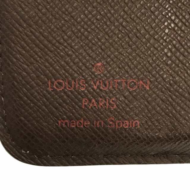 ルイヴィトン LOUIS VUITTON 2つ折り財布 ダミエ レディース