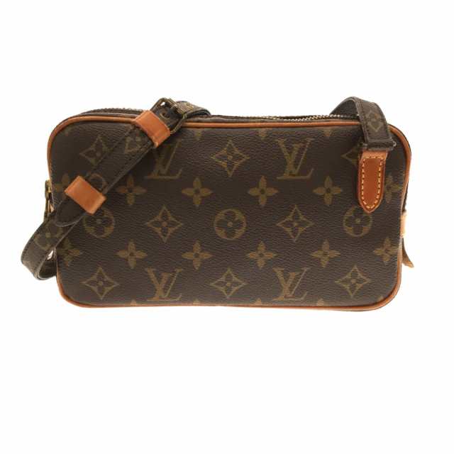 ルイヴィトン LOUIS VUITTON ショルダーバッグ モノグラム レディース ポシェットマルリーバンドリエール M51828  -【中古】20230606｜au PAY マーケット