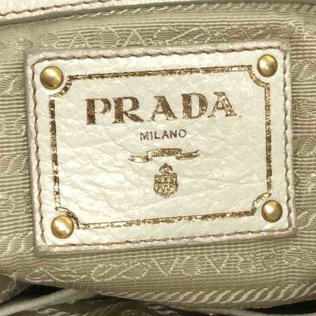 プラダ PRADA トートバッグ レディース - 白 チェーンショルダー/革