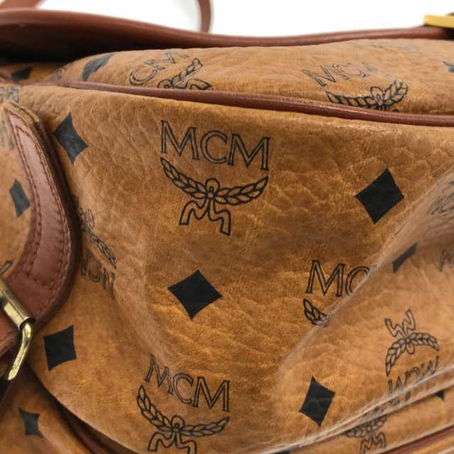 エムシーエム MCM ショルダーバッグ レディース ライトブラウン×黒