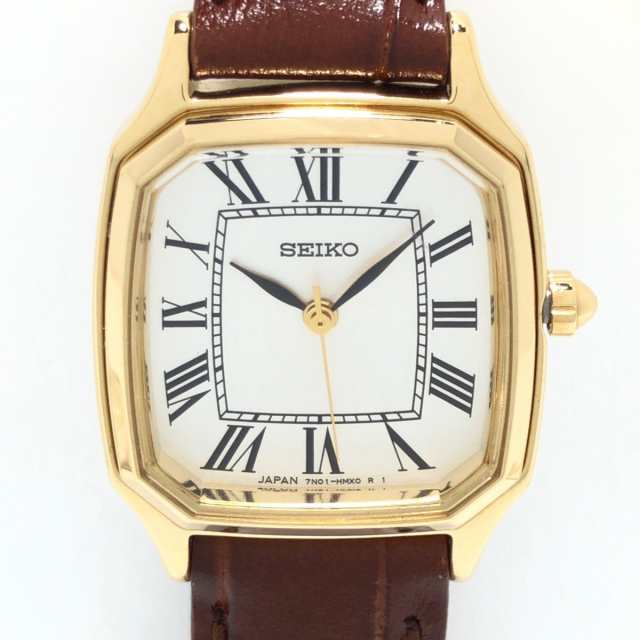 セイコー SEIKO 腕時計 - 7N01-HAD0 レディース UNITED ARROWS