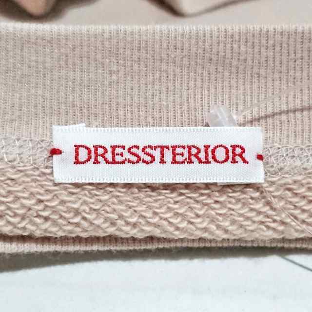 ドレステリア DRESSTERIOR トレーナー サイズ38 M レディース 美品 - ベージュ 長袖【中古】20230705