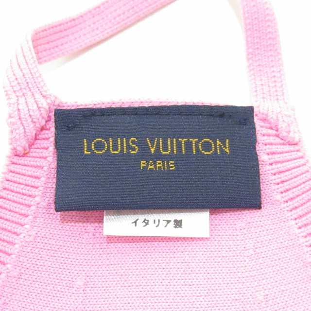 ルイヴィトン LOUIS VUITTON MP3087 マスク・マイユ ナイロン ピンク