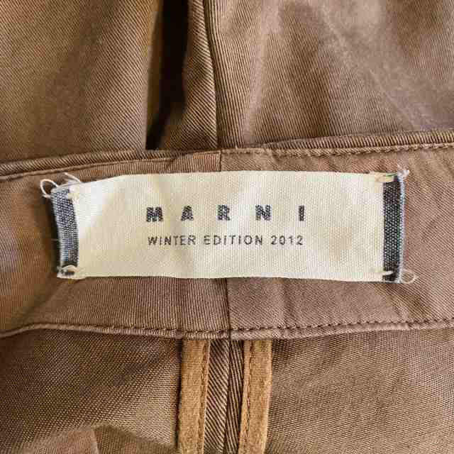 マルニ MARNI パンツ サイズ38 M メンズ - ダークブラウン クロップド ...