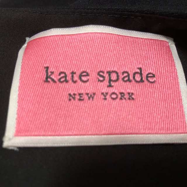 ケイトスペード Kate spade ワンピース サイズ0 XS レディース - 黒×白