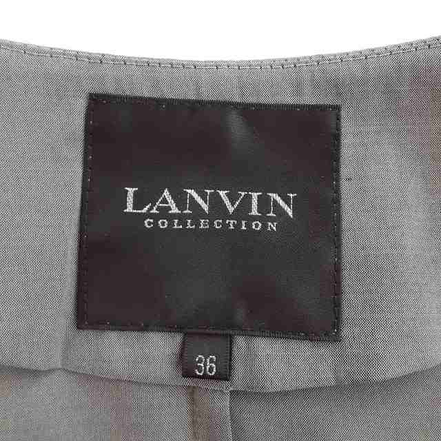 ランバンコレクション LANVIN COLLECTION 七分袖シャツブラウス サイズ