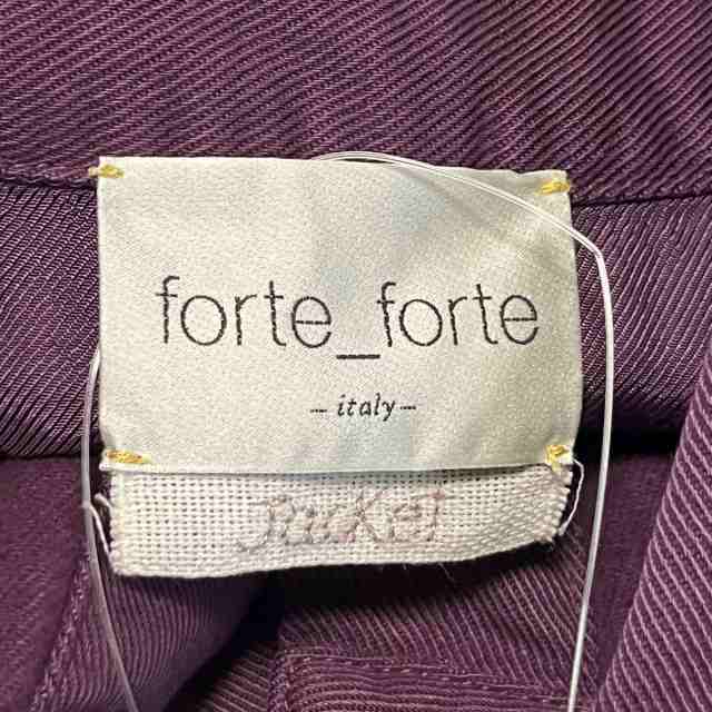 フォルテフォルテ forte_forte ジャケット サイズ0 XS レディース 美品