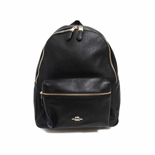 コーチ COACH リュックサック レディース - F29004 黒 レザー【中古