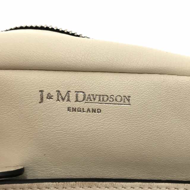 ジェイ&エムデヴィッドソン J&MDavidson ショルダーバッグ レディース - 白 スタッズ/ミニバッグ レザー【中古】20230705