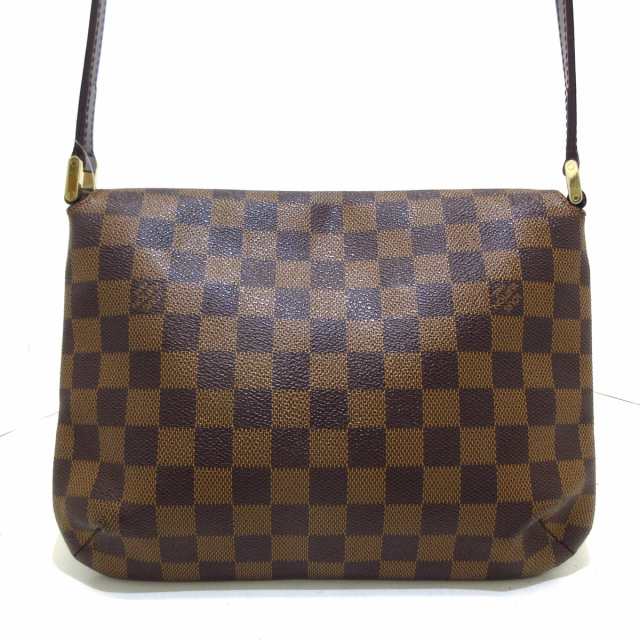 LOUIS VUITTON ルイ・ヴィトン ダミエ ミュゼット タンゴ ロング 斜め掛け ショルダーバッグ エベヌ N51301 レディース【質屋】