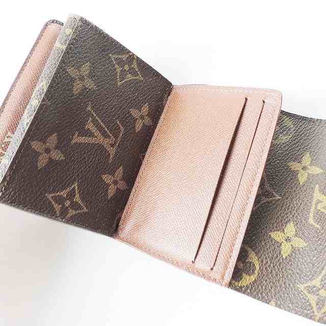 ルイヴィトン LOUIS VUITTON 3つ折り財布 モノグラム レディース