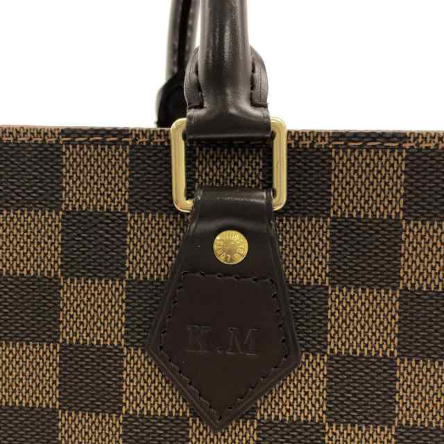 ルイヴィトン LOUIS VUITTON トートバッグ ダミエ レディース サック・プラ(旧型) N51140 エベヌ  ダミエ･キャンバス【中古】20230708