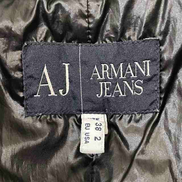 アルマーニジーンズ ARMANIJEANS ダウンジャケット サイズUSA2 S レディース 美品 - グリーン  長袖/ジップアップ/冬【中古】20230705