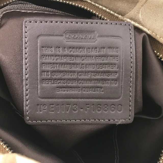 コーチ COACH ショルダーバッグ レディース シグネチャー柄 F16860