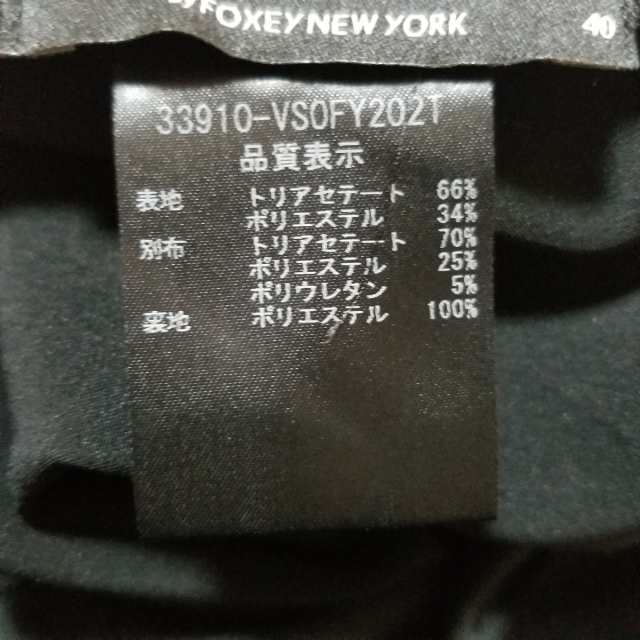 フォクシーニューヨーク FOXEY NEW YORK ワンピース サイズ40 M