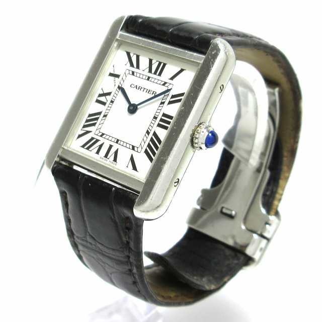 Cartier(カルティエ) 腕時計 タンクソロSM W1018255 レディース SS/革 ...