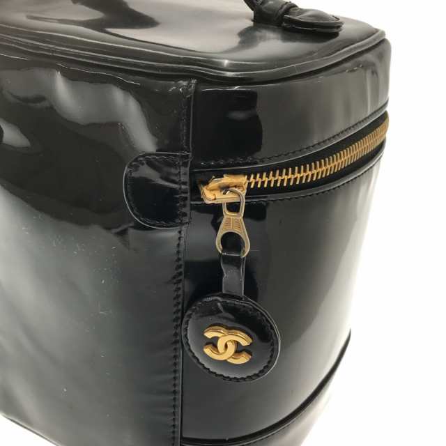 シャネル CHANEL バニティバッグ レディース - 黒 ゴールド金具/ココ