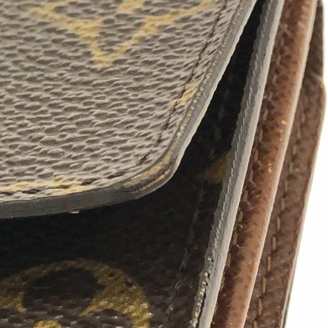 ルイヴィトン LOUIS VUITTON Wホック財布 モノグラム レディース