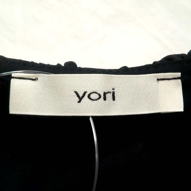 ヨリ yori ワンピース サイズF レディース - 黒 長袖/ひざ丈【中古 ...