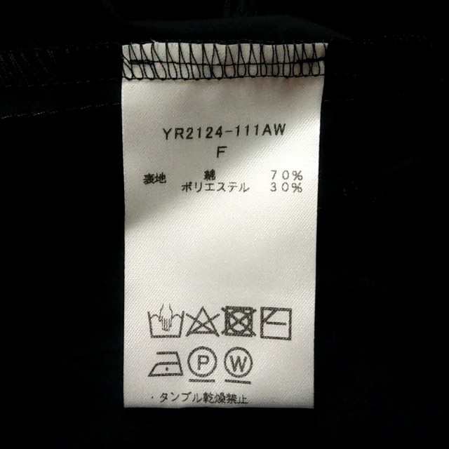 ヨリ yori ワンピース サイズF レディース - 黒 長袖/ひざ丈【中古 ...