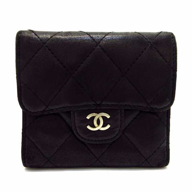 CHANEL(シャネル) Wホック財布 - シルバー