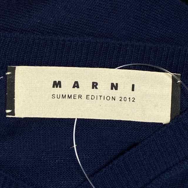 マルニ MARNI 長袖セーター サイズ38 S レディース - ダークネイビー
