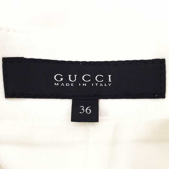 グッチ GUCCI ミニスカート サイズ36 S レディース 美品 - 354354 白