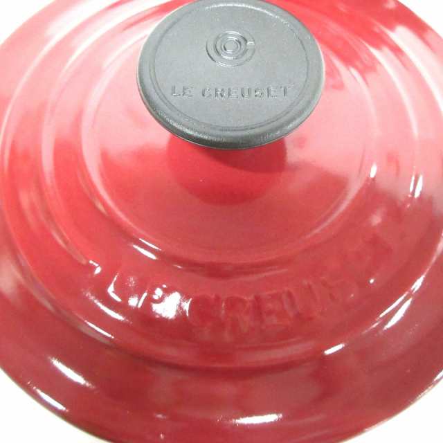 ルクルーゼ LE CREUSET 食器 レディース 新品同様 - ボルドー×黒 鍋