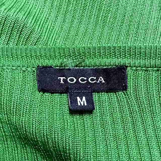 トッカ TOCCA カーディガン サイズM レディース - グリーン 長袖