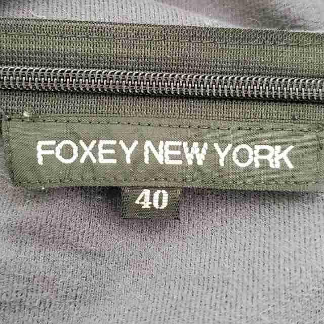 春夏新作モデル 【未使用タグ付き】FOXEY NEW YORK フェイクレザー ...