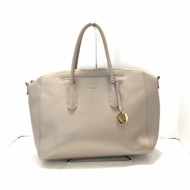 フルラ FURLA ハンドバッグ レディース 美品 - グレー レザー【中古