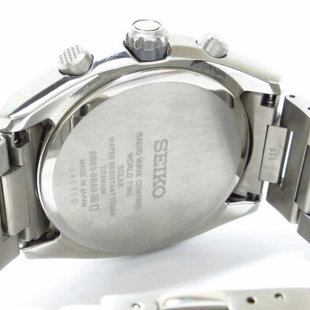セイコー SEIKO 腕時計 美品 ASTRON(アストロン) 8B63-0BA0/SBXY009