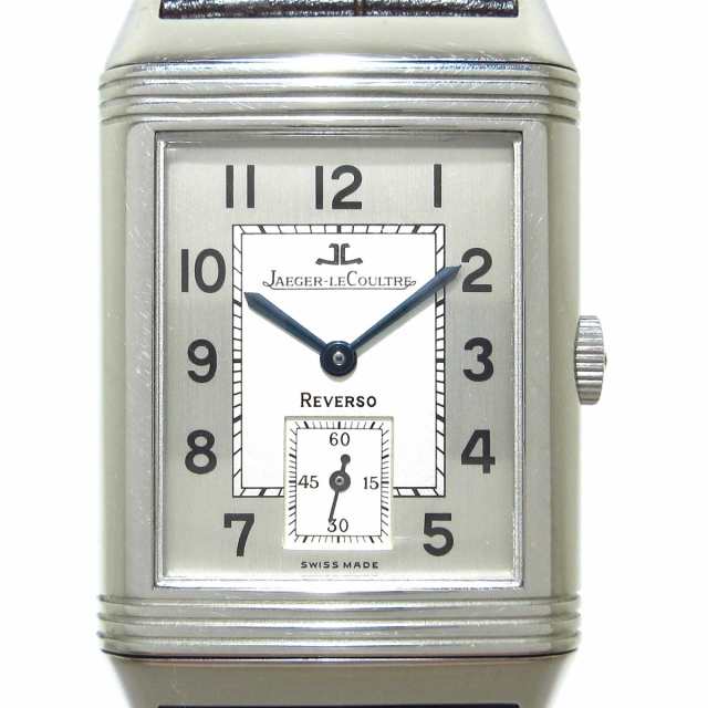 ジャガールクルト JAEGER-LECOULTRE 腕時計 ビッグレベルソ 270.8.62 メンズ 社外革ベルト  シルバー【中古】20230819｜au PAY マーケット