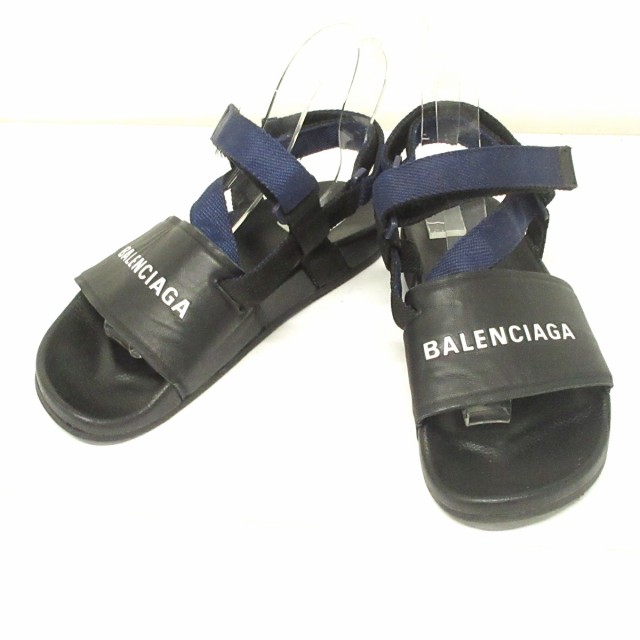 サンダルBALENCIAGA バレンシアガ サンダル EU41(26cm位) 黒