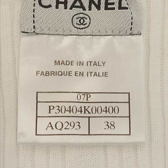 シャネル CHANEL ノースリーブカットソー サイズ38 M レディース 美品