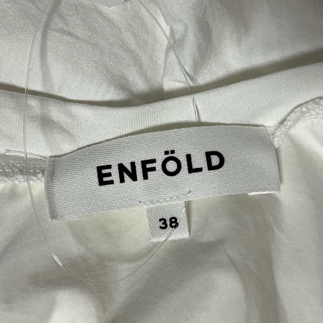 エンフォルド ENFOLD 半袖カットソー サイズ38 M レディース 美品 白