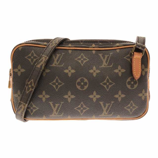 ルイヴィトン LOUIS VUITTON ショルダーバッグ モノグラム レディース ポシェットマルリーバンドリエール M51828  -【中古】20230808｜au PAY マーケット