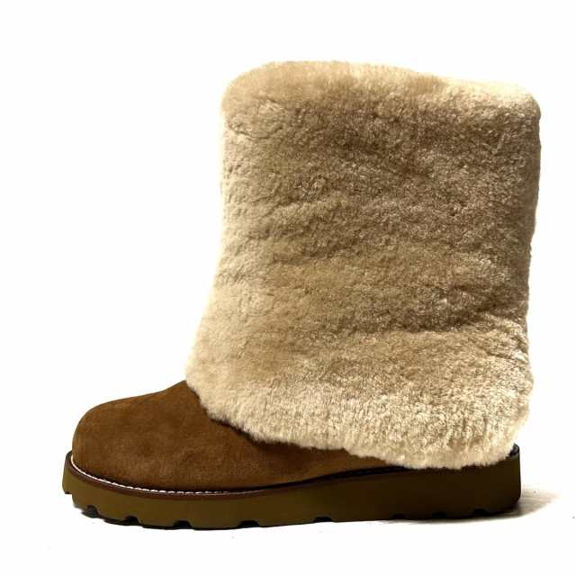 アグ UGG ショートブーツ 25 レディース 美品 メイリン 3220 ブラウン