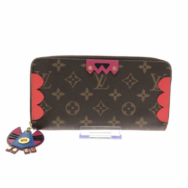 ルイヴィトン LOUIS VUITTON 長財布 モノグラムトーテム レディース 美品 ジッピーウォレット M61364  フラミンゴ【中古】20230830｜au PAY マーケット