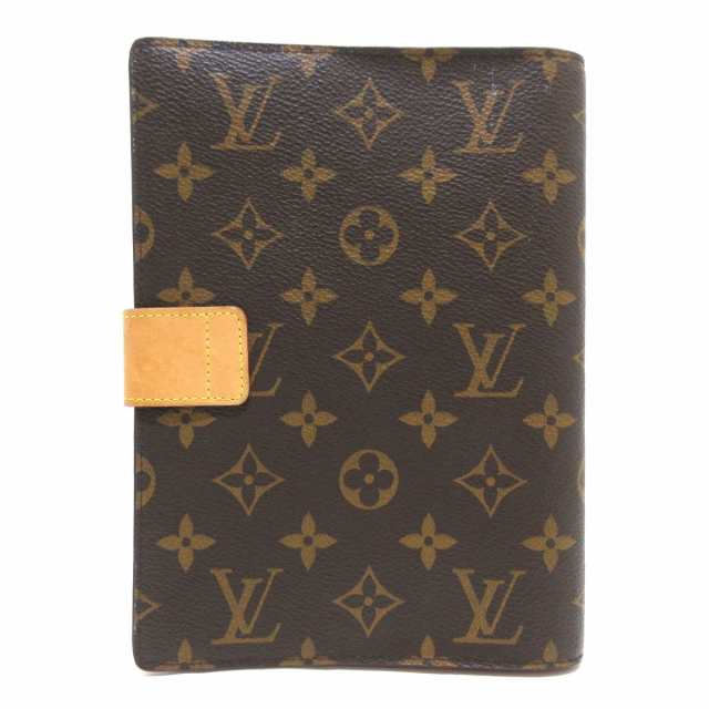 ルイヴィトン LOUIS VUITTON ブックカバー モノグラム レディース 美品