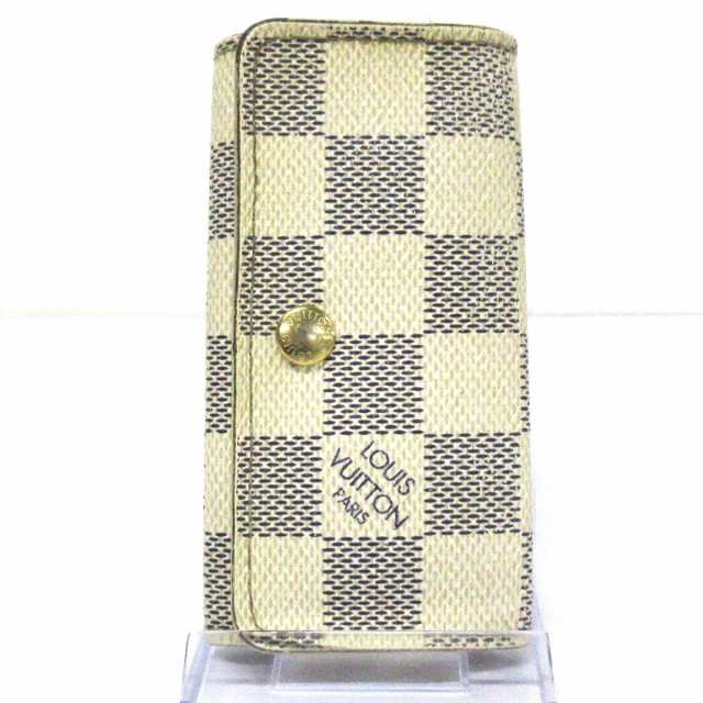 ルイヴィトン LOUIS VUITTON キーケース ダミエ レディース ミュルティクレ4 N60020 アズール  ダミエ･キャンバス【中古】20230902｜au PAY マーケット