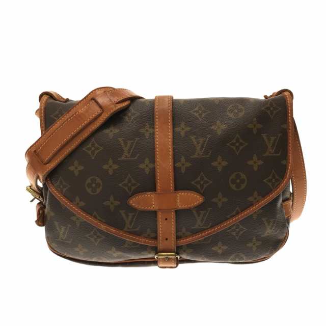 ルイ・ヴィトン LOUIS VUITTON ソミュール30 M42256 モノグラムキャンバス レディース ショルダーバッグ