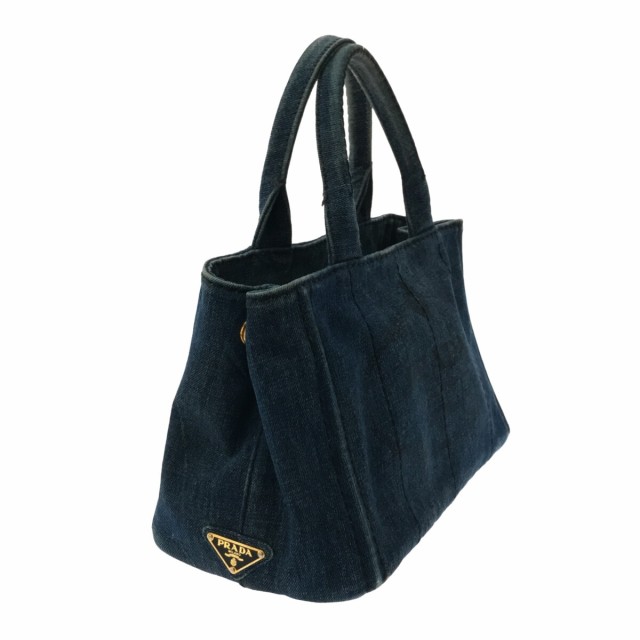 プラダ PRADA トートバッグ レディース CANAPA B2439G ダークネイビー ...